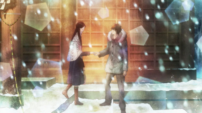 Sawako and Shouta on New Years